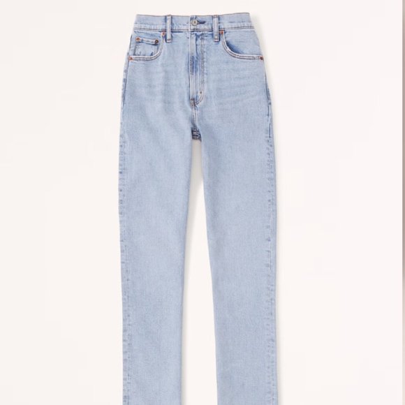 Ultra High Rise 90s Slim Straight Jean - Picture 1 of 5